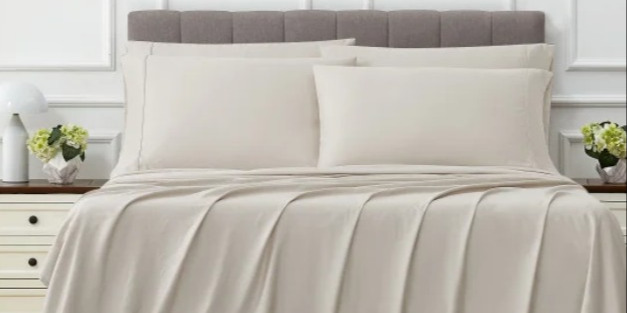 Exclusive for Costco Members Kirkland Signature 680 Thread Count Pima Cotton Sheet Set at Great Value