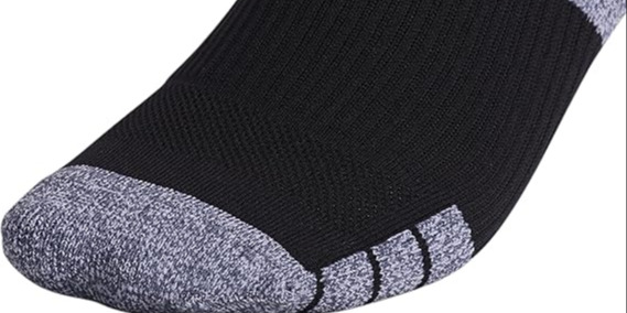 Amazon Deal Adidas 3-Stripe Soccer Socks (Large) for Only $4.25