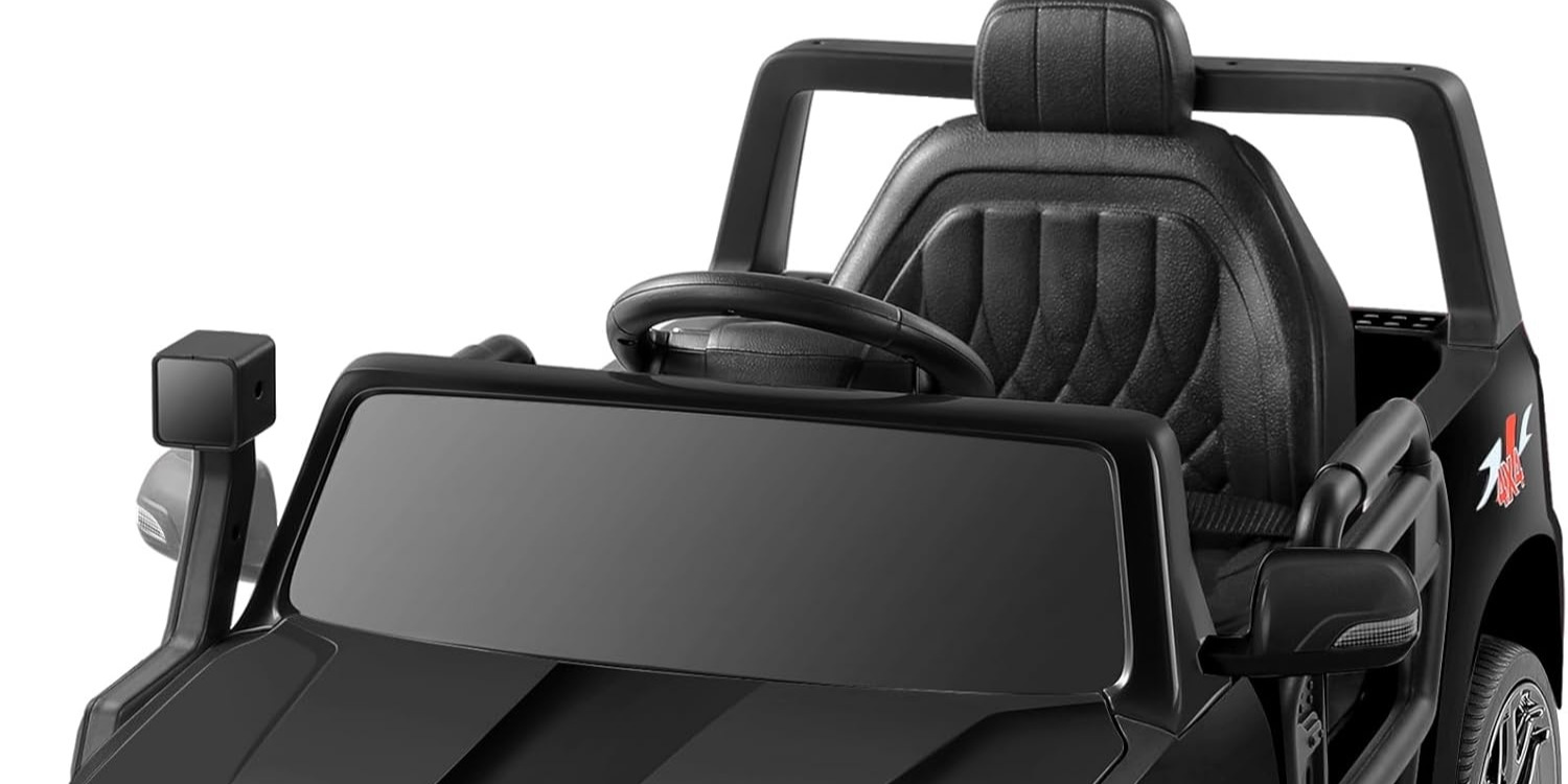 Elemara Toyota Kids' Ride on Truck w 12V 7AH Battery, Remote Control & Bluetooth (black, gray or pink) $109.99 + Free Shipping