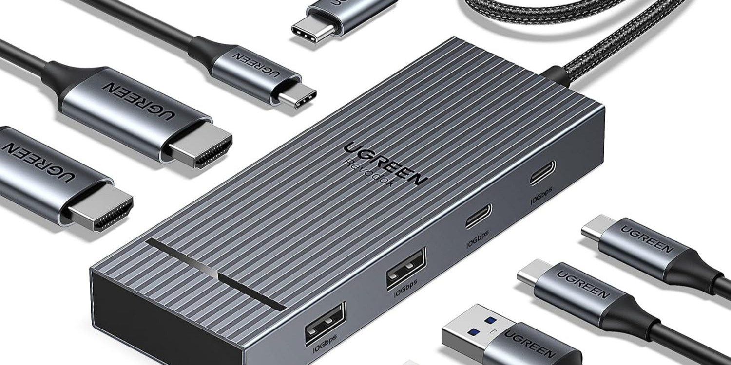 UGREEN 7 in 1 Revodok Pro USB C Docking Station $25.89, UGREEN 65W USB C Charger 3-Port GaN Fast Charger $25.19 + Free Shipping