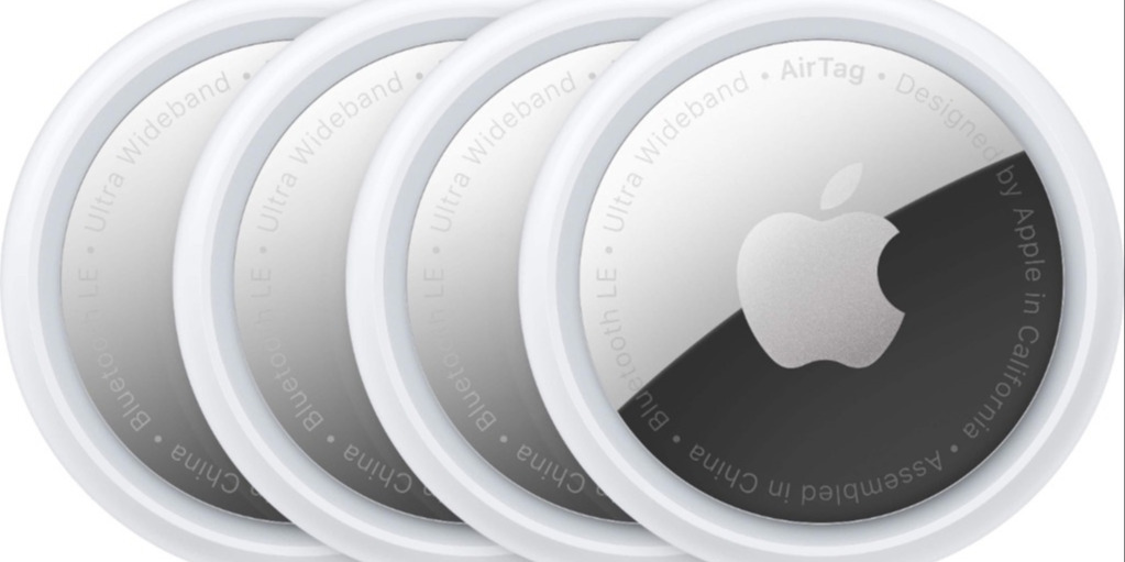 Apple AirTag (4-Pack) Silver MX542LL/A / MX542AM/A - $69.99
