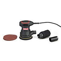 Hyper Tough 2.5 Amp 5" Corded Orbital Sander w/ Dust Bag, Adapter, Sanding Sheets