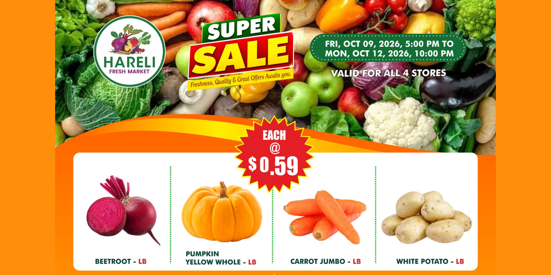 Hareli Fresh Market Super Sale DFW Produce and Grocery Deals