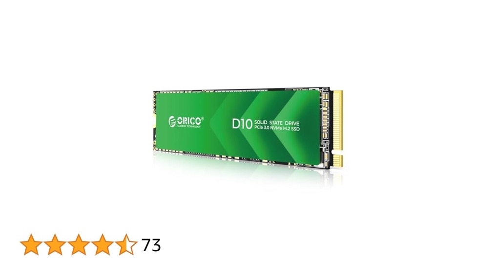 ORICO 1TB M.2 NVMe SSD, PCIe Gen3x4 2280 SSD - Up to 3600MB/s, Internal Solid State Drive with TLC NAND Flash, Compatible with Raspberry Pi 5 Desktop Laptop - D10 - $39.99