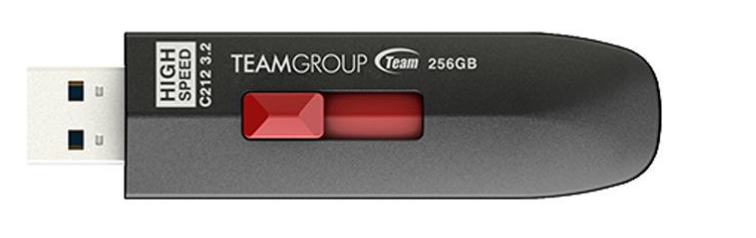 TEAM 256GB C212 Extreme Speed USB 3.2 Gen2 Flash Drive, Speed Up to 1000MB/s (TC2123256GB01) $25.99