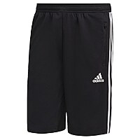 adidas Men's Designed 2 Move 3-Stripes Shorts w/ Zipper Pockets (Limited Sizes)