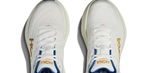 HOKA Men's Bondi 8 Running Shoes (Frost/Gold, Medium) $98.97 + Free Shipping