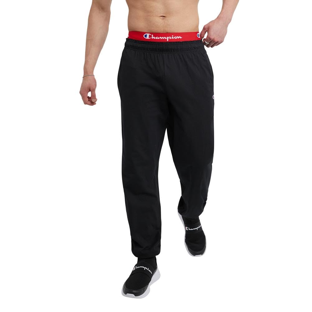 Champion Men's Jersey Knit Closed Bottom Pant (Black, Size: S, M & L) from $10 + Free Shipping w/ Prime or on $35+