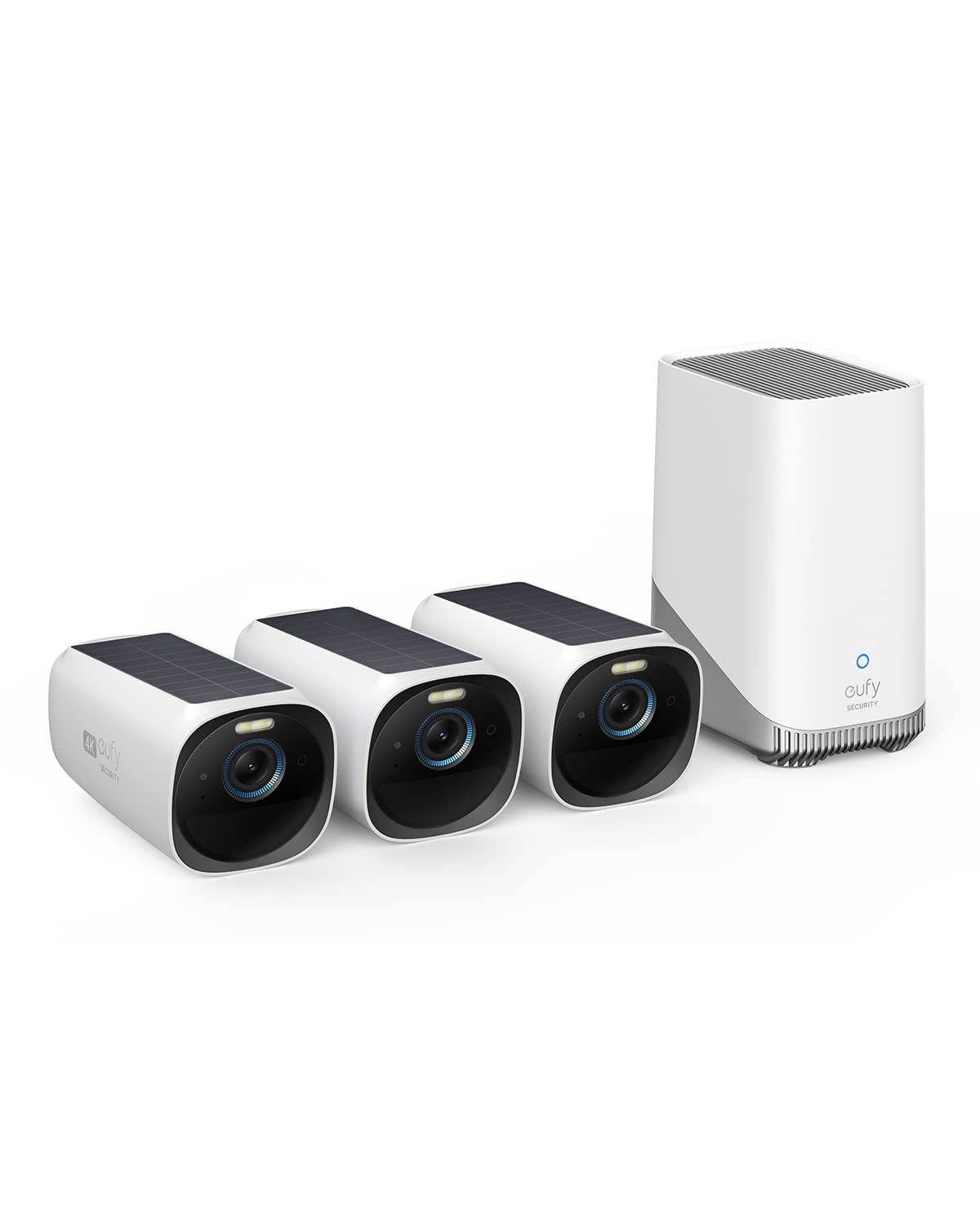 eufy Security eufyCam S330(eufyCam 3) 3-Cam Kit including Homebase 3 hub $399.99