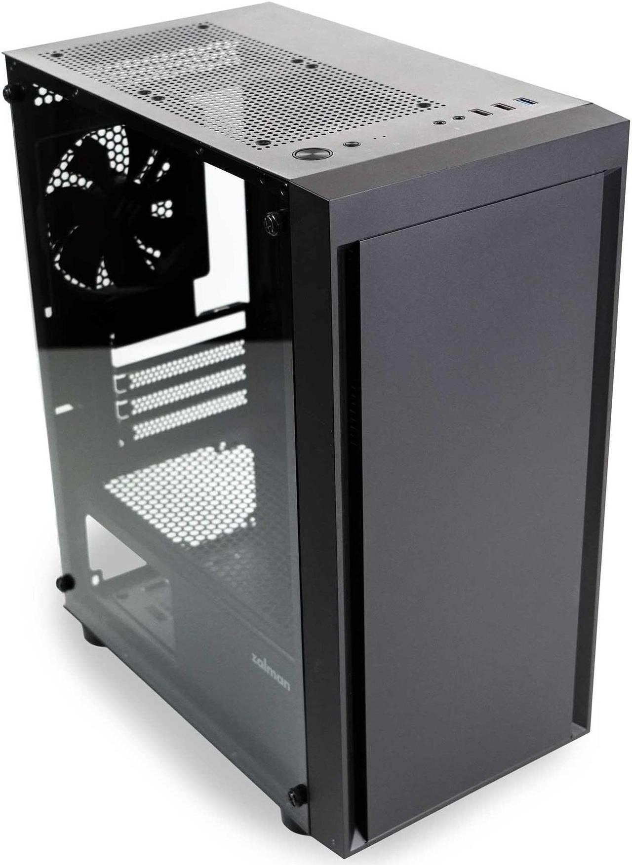 Zalman T3 mATX Desktop PC Case, 2 x 120mm Fans,Tempered Glass, $39.98 shipped $32.99