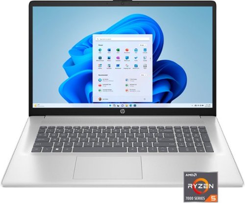 HP 17.3" Full HD Laptop - AMD Ryzen 5 - 8GB Memory - 512GB SSD - Natural Silver $329.99