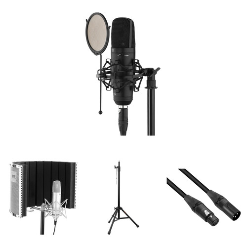 Senal SC-550X Professional Cardioid Condenser Microphone Kit w/ Reflection Filter, Stand & Cable $150 + Free Shipping