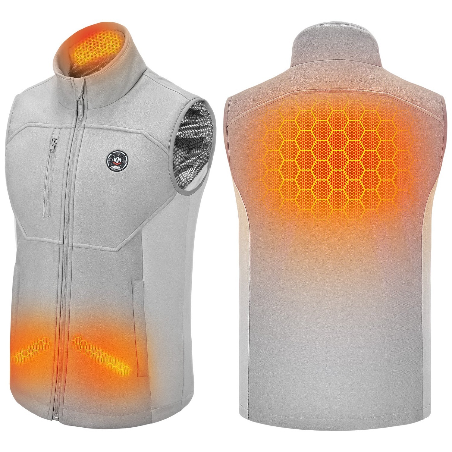 Kemimoto Mercerized Velvet Heated Vest w/ 10000mAh Battery Pack (Sizes: M-2XL) $36 + Free Shipping