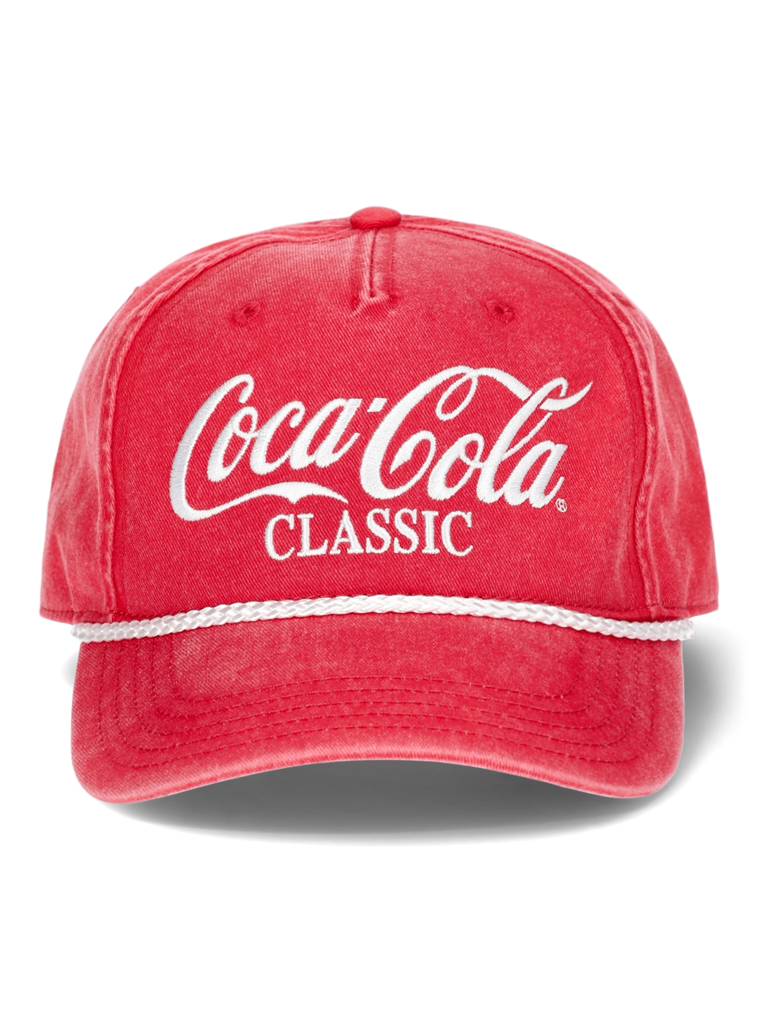 Coca Cola Classic Men's Snapback Sport Hat, Red $4.32