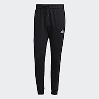 adidas Men’s Essentials Fleece Regular Tapered Pants (Black)