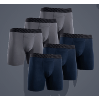 Tommy John Men’s Boxer Briefs 6-Pack (Multiple Colors) – Comfortable & Stylish