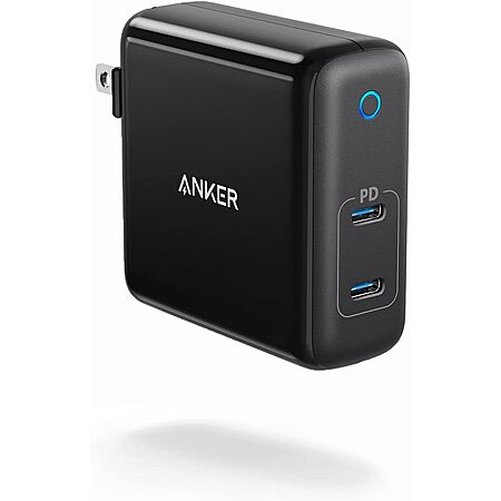 Anker 60W 2-Port USB C Charger PowerPort Atom PD 2 – Compact Foldable Wall Charger, $17.99