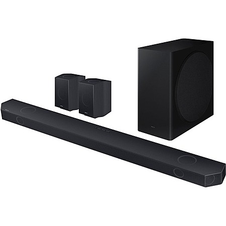 Samsung HW-Q930D 9.1.4ch Dolby Atmos Soundbar with Subwoofer & Rear Speakers – $698 + Free Shipping with Prime