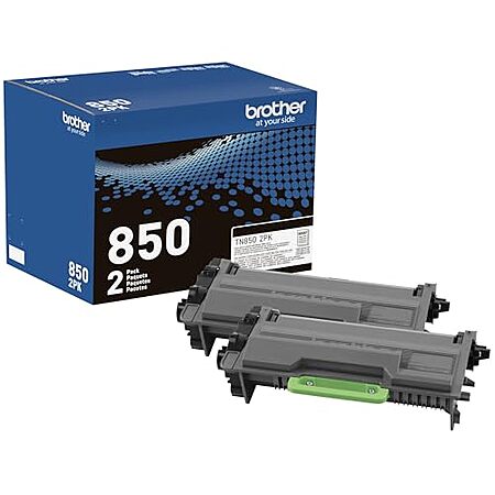 Brother TN8502PK Genuine High-Yield Black Toner Cartridge Twin Pack – $163.99 on Amazon