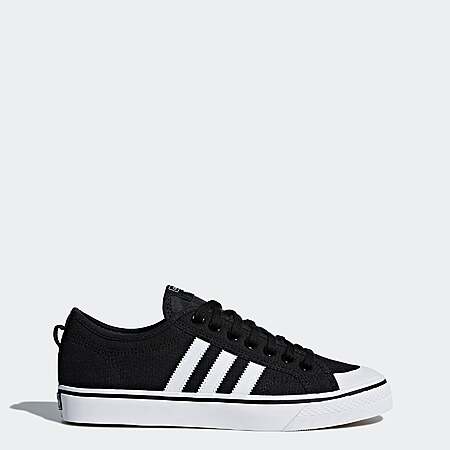 adidas Men’s Nizza Sneakers (Core Black/Cloud White) – $17.50 + Free Shipping