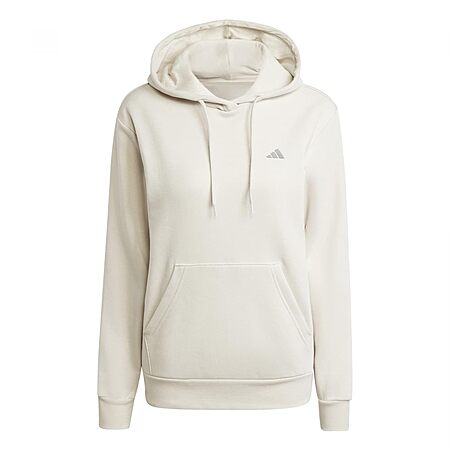 adidas Women's Essentials Small Logo Feel Cozy Hoodie (Alumina, Size S-L) – Comfortable & Stylish