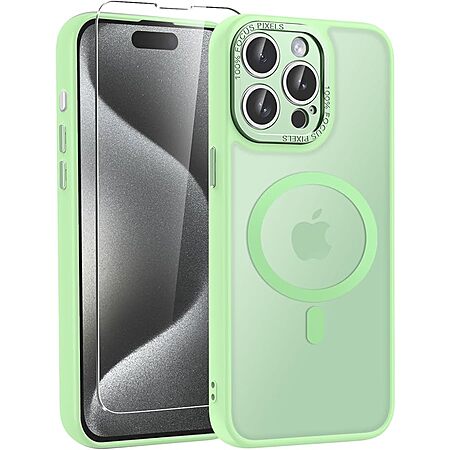 WRJ MagSafe Case for iPhone 15 Pro Max w/ Screen Protector $5 + Free Shipping with/ Prime or orders $35+