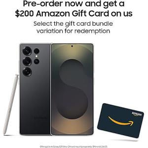 SAMSUNG Galaxy S25 Ultra Cell Phone + $200 Amazon Gift Card – $1299.99