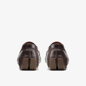Clarks Men’s Markman Plain Slip-On Leather Shoes (Dark Brown) $39.99 + Free Store Pickup or Free Shipping on $75+
