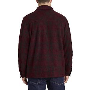 IZOD Men's Zip-Front Flannel Shirt Jacket (Buffalo Plaid) – Only $14.98 + Free Shipping with Walmart+