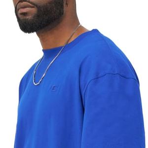 Champion Men's Classic 100% Cotton T-Shirt (Autumn Beige or Surf the Web)  $7.99 + Free Shipping w/ Prime or on $35+