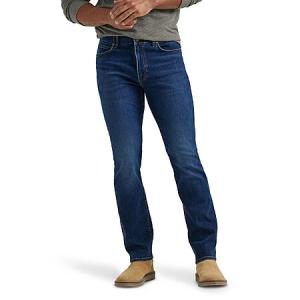 Lee Men's Extreme Motion Regular Straight Jeans | Night Owl & Oleo - Comfortable Fit