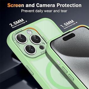 WRJ MagSafe Case for iPhone 15 Pro Max w/ Screen Protector $5 + Free Shipping with/ Prime or orders $35+