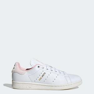 adidas Women's Stan Smith Shoes (Cloud White/Sandy Pink) - $25 + Free Shipping
