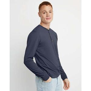 Hanes Originals Men’s Ringspun Cotton Three Button Long Sleeve Henley Shirt – 3 Colors, Only $9.83 + Free Shipping with Walmart+ or Orders Over $35