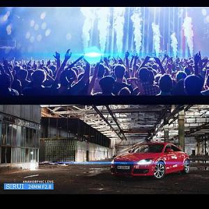 SIRUI 24mm Anamorphic Lens F2.8 1.33X – APS-C Camera Lens with Blue Flare (E, EF-M, X, MFT, Z Mount)