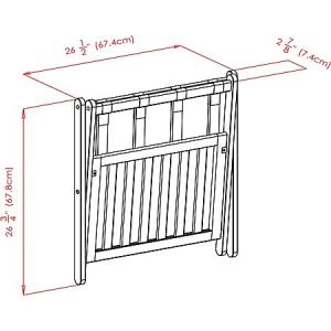 Winsome Remy Luggage Rack with Storage Shelf – Cappuccino Finish