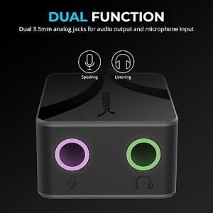 SABRENT USB-C to 3.5mm Jack Audio Adapter $7 @ Amazon