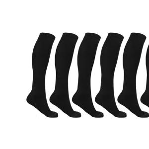 6-Pair Extreme Fit Unisex Crew Length Graduated Compression Support Socks (Small/Medium, Large/X-Large) $14.99 ($2.50 Pair) & More + Free Shipping w/ Prime