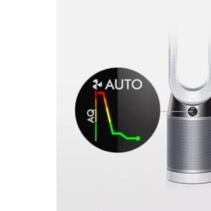 Refurbished: Dyson TP4A Pure Cool Tower Purifier Fan (White/Silver)