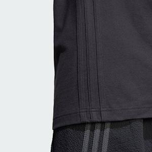 adidas Men’s Oversized Front 3-Stripes T-Shirt (Black or White) – Only $12 + Free Shipping