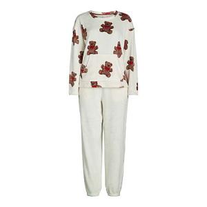 2-Piece Joyspun Women’s Crew Neck Plush Long Sleeve Top & Pants Pajama Set (Various) – From $5.22 + Free Shipping with Walmart+ or Orders $35+