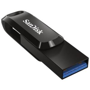$8.98: 64GB SanDisk Ultra Go Dual Drive USB Type-C Flash Drive (Black) at Amazon