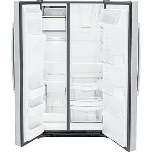 25.3-cu ft GE Side-by-Side Refrigerator w/ Ice Maker (Stainless Steel) - $779 at Lowe's + Free Store Pickup