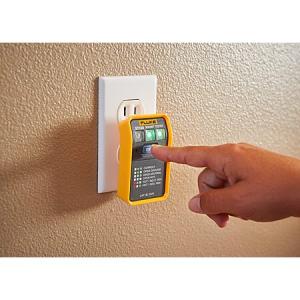 Fluke ST120 GFCI Socket Tester (Without Beeper) - Reliable Electrical Testing Tool