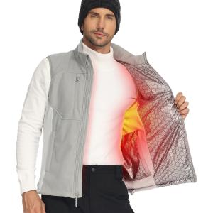 Kemimoto Mercerized Velvet Heated Vest w/ 10000mAh Battery Pack (Sizes: M-2XL) $36 + Free Shipping