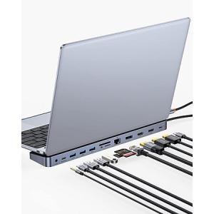 Baseus 9-in-1 Docking Station Dual Monitor 4K@120Hz – $26.99 + Free Shipping with Prime