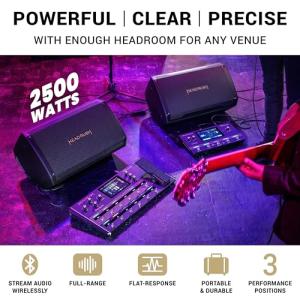 $249.99: HeadRush FRFR112 MKII - 2500W Electric and Bass Guitar Amp, 12