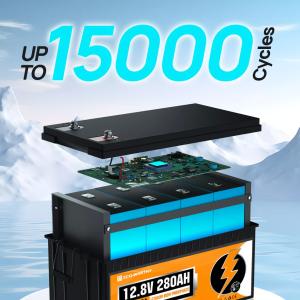 12V 280AH Eco-Worthy LiFePo4 Battery Low-Temp w/ 6000 Cycles $354.99 + Free Shipping