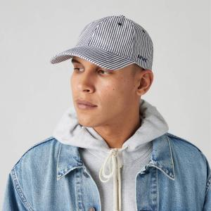 Levi's Men's Caps, Bucket Hats & Beanies (various): Batwing Logo Bucket Hat (Black) $7.49, Mini Graphic Cap (Navy) $12.49 + Free S/H