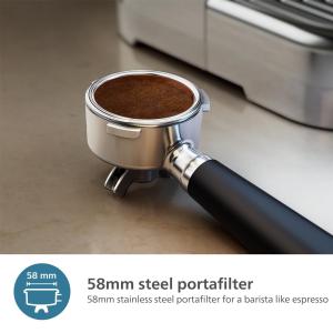 PHILIPS Barista Brew Semi Automatic Espresso Machine w/ Americano Button, 250g Bean Container & Calibrated Tamping $372.66 + Free Shipping